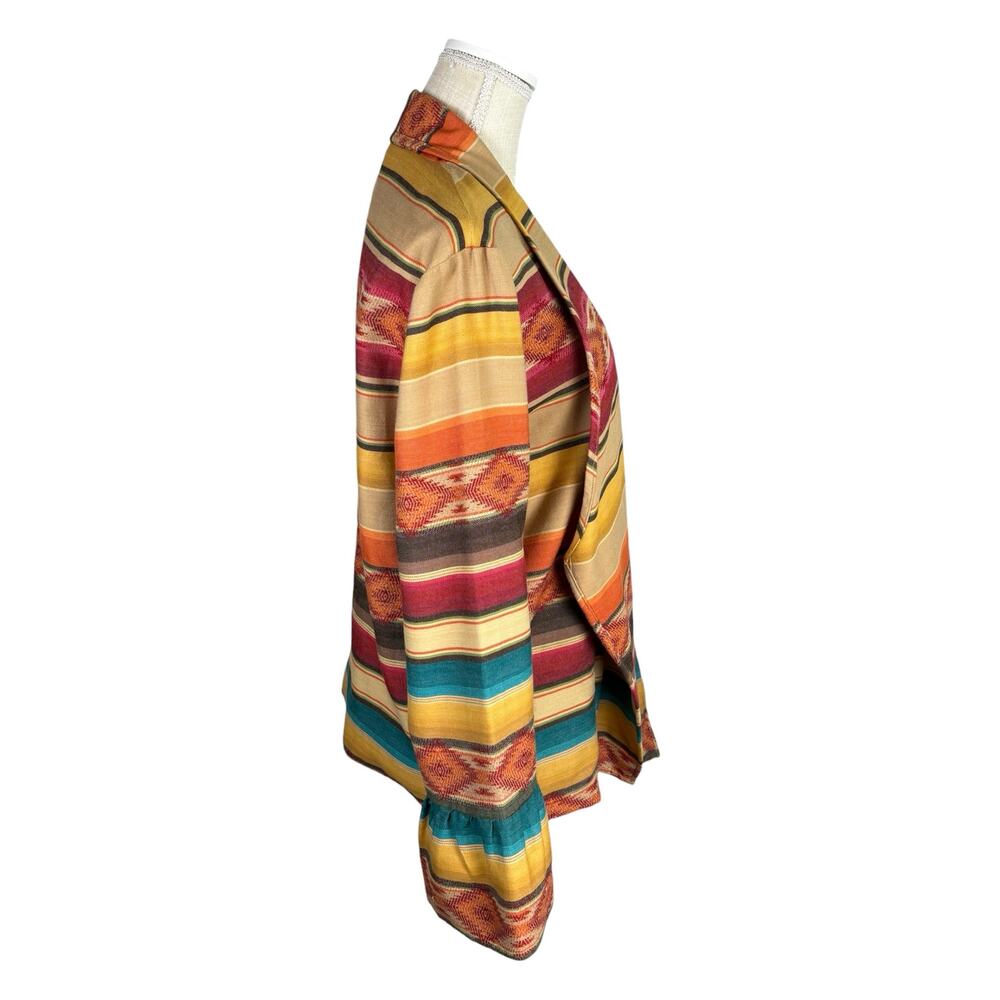 Tasha Polizzi Collection Chico Cardigan Jacket Women's Large Cotton Southwestern - Picture 5 of 9